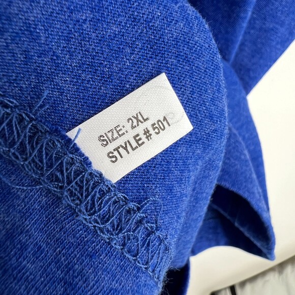 Mens T-shirt Blue "Game Over" DIVISION Gaming Graphic Sz XXL Mens Plus 2XL - Picture 8 of 10